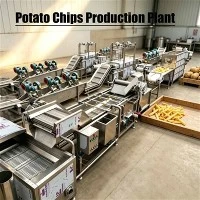 Produktionsanlæg for kartoffelchips